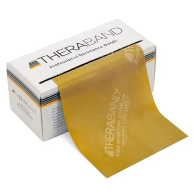 THERABAND Resistance Bands, 6 Yard Roll Professional Latex Assorted Colors