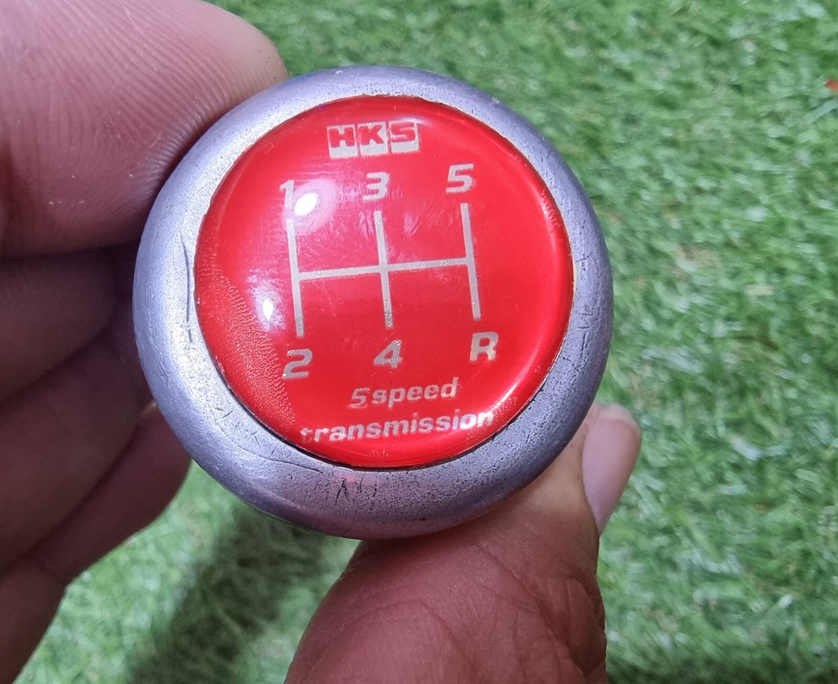 Rare JDM Shift Knob with HKS 5 speed shift pattern Rare Size Rare JDM Shift Knob with HKS 5 speed shift pattern Rare Size