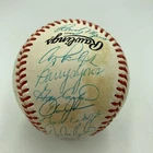 1987 New York Mets Team Signed National League Baseball Gary Carter JSA COA
