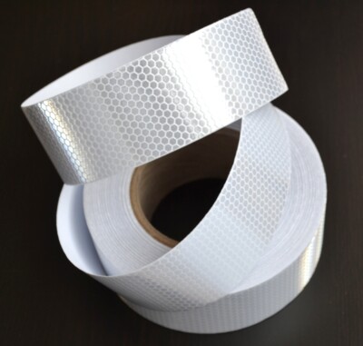 25 M ROSSO Camion HGV Riflettente Nastro Adesivo Adesivo Vinile - Foto 2