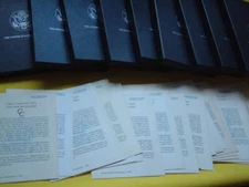 EMPTY GSA BLACK BOX W/ SERIAL NUMBERED 1884-CC CARD  - NO COIN