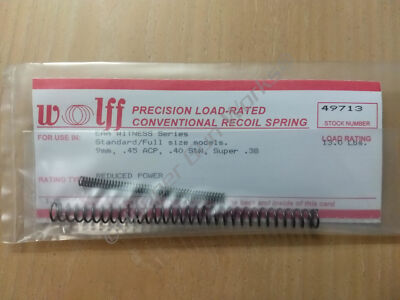 Wolff for EAA Witness Series 13lb Full Size Recoil & Firing Pin Spring 49713