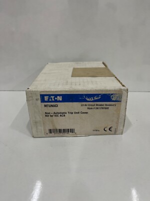 Eaton MTUNACI NON - AUTOMATIC TRIP UNIT COVER KIT FOR IEC ACB