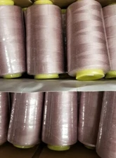 50 Spools Opera Mauve Color Serger Sewing Machine Thread T27  S/2 100% Polyester
