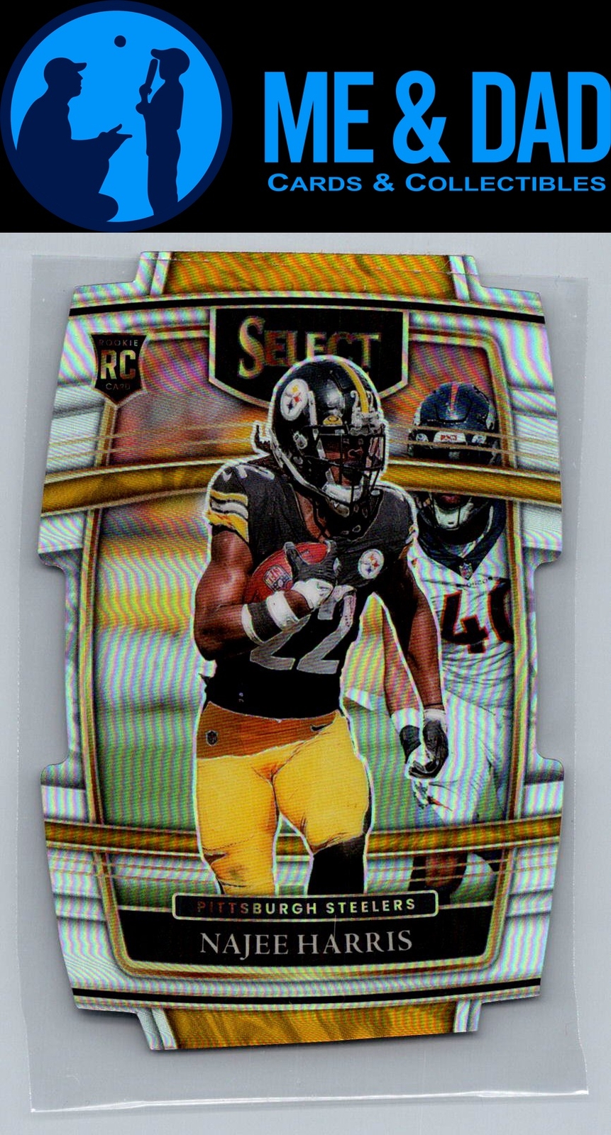 2021 Panini Select #53 Najee Harris Silver Prizm Die Cut