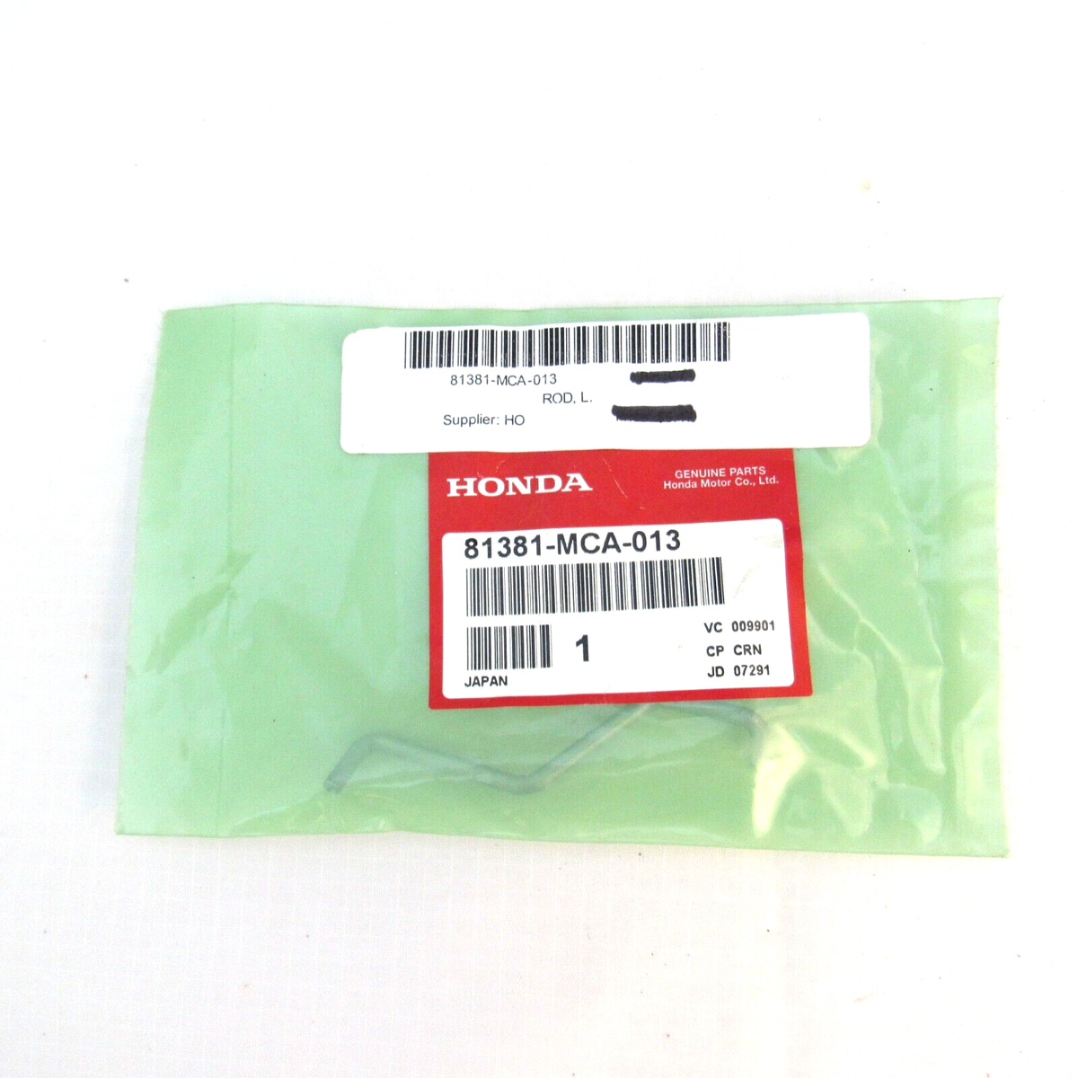 Honda GL1800 Goldwing OEM Left Saddlebag Opener Rod Link 81381-MCA