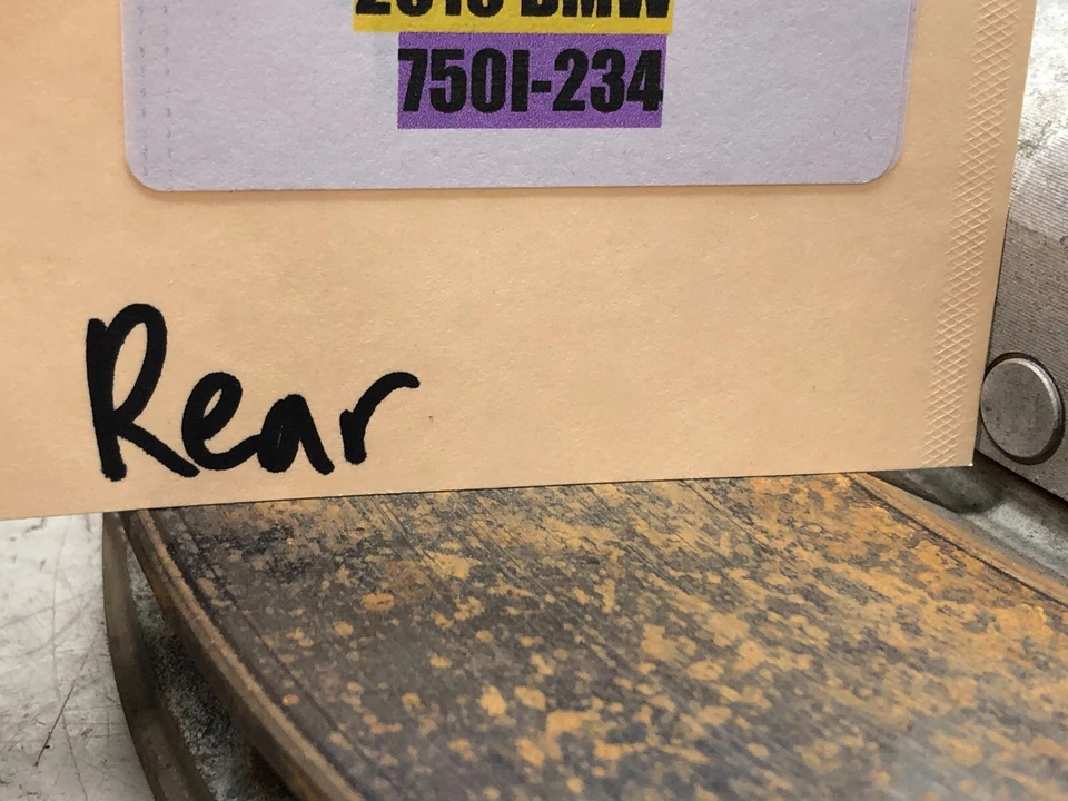 BMW 750i G12 XDRIVE 2016-2019 disco de freno trasero izquierdo derecho rotor fabricante de equipos originales 31 k Foto 4 de 4