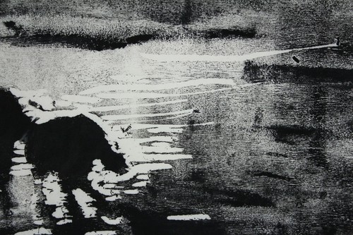 Graphic Print Etching Thomas Hartmann Foot Fisherman Signed Dated 1992 - Picture 5 of 7