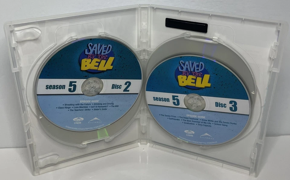 Saved By The Bell Season 5 / Hawaiian Style / Wedding (Dvd, 2003  TV Series) Cad - Image 3 of 4
