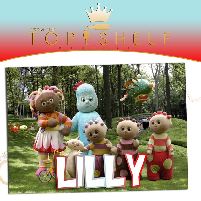Personalised A4 Childrens In The Night Garden Dinner Placement