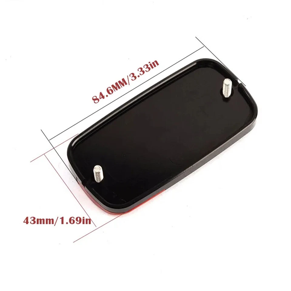 Brake Fluid Reservoir Cap  Cylinder Cover For HONDA VFR 800 1200 VFR800 VFR1200 - Image 3 of 4