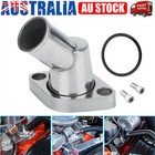 45° Silver Swivel Water Neck Thermostat Housing For SBC BBC Chevy 327 350 396