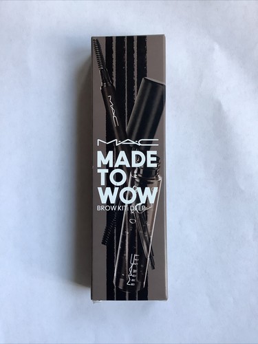 MAC Made To Wow Borw Kit: DEEP - STUD CLEAR 2 Piece Set NIB