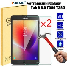 2Pcs For Samsung Galaxy Tab A 8.0 T380 T385 2017 Tempered Glass Screen Protector