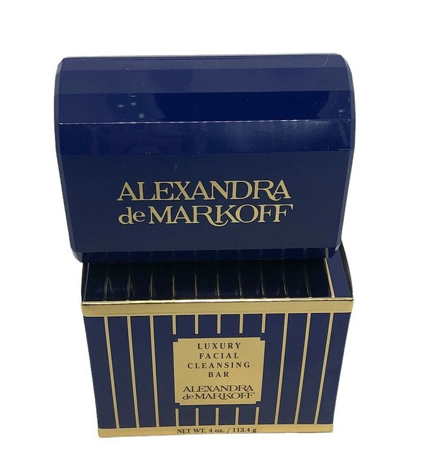 Barra de limpieza facial de lujo Alexandra de Markoff 4 oz - nueva en caja con estuche Foto 2 de 4