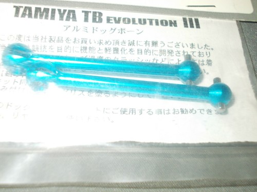 Eje oscilante de aleación azul Tech EV0009 para eje universal para Tamiya TB Evo TRF415 - Imagen 4 de 4