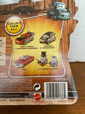 MATTEL DISNEY PIXAR CARS TOON CADILLAC DEX ROCKIN PAINT JOB B10 | eBay
