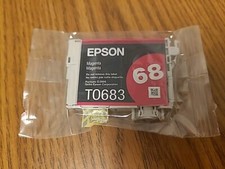 New  Genuine Epson 68 T0683 Magenta High-Yd Ink Cartridge TO683 Epson 69 T0693
