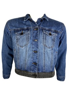volcom black denim jacket