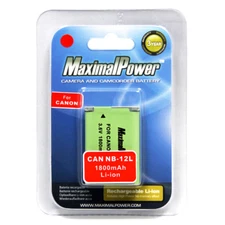 MaximalPower Battery For CANON NB-12L LEGRIA Mini X PowerShot G1X Mark ? N100