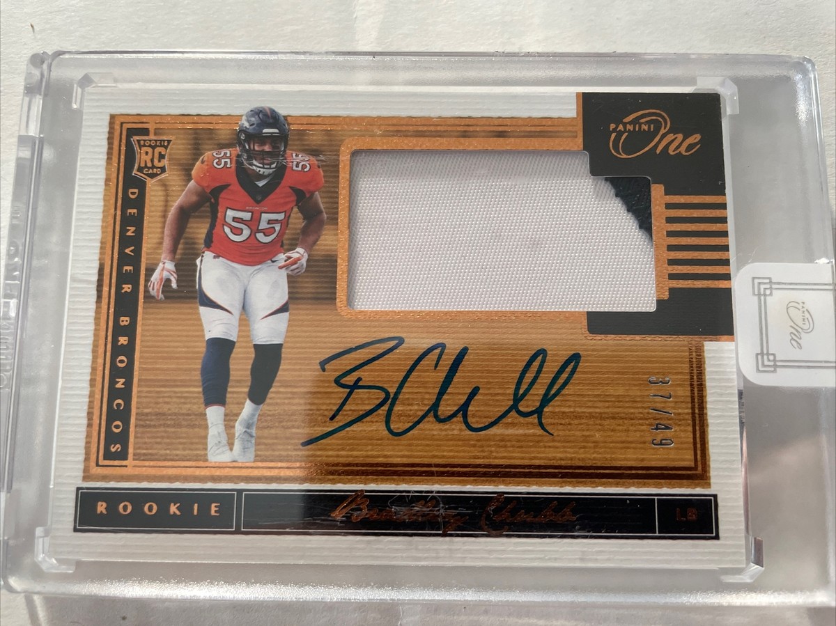 2018 Panini One Bradley Chubb Auto Autograph Rookie RC