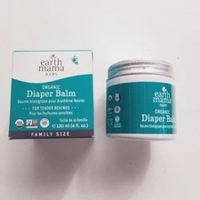 Earth Mama Organic Diaper Balm for Baby LARGE Family Size 4 oz