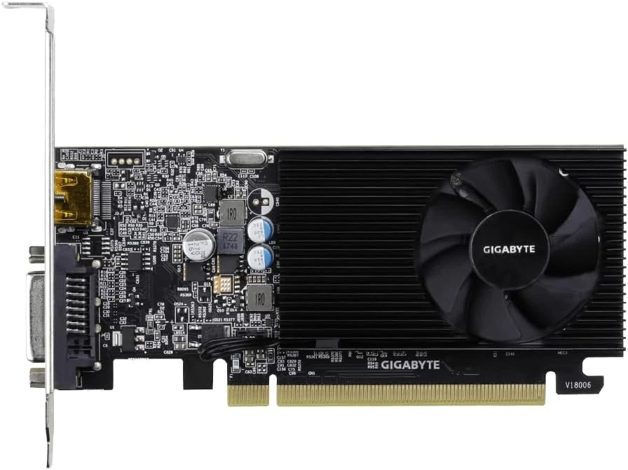 GIGABYTE GeForce GT 1030 2GB DDR4 Low Profile HDMI DVI GPU Used GV-N1030D4-2GL - Image 2 of 4