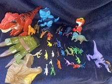 Assorted Dinosaur Pretend Play Toy Figures Lot for Ages 3-7