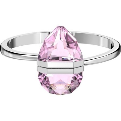 Swarovski Lucent Pink Crystal Bangle Bracelet | Magnetic Closure