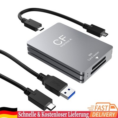 2 in 1 CFexpress Kartenleser Typ-B / Typ-A mit USB 3.2 (Gen 2) 10 Gbit/s