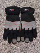 Wells Lamont FX3 Men's Size XL Extreme Dexterity Work Gloves Black/Reflective
