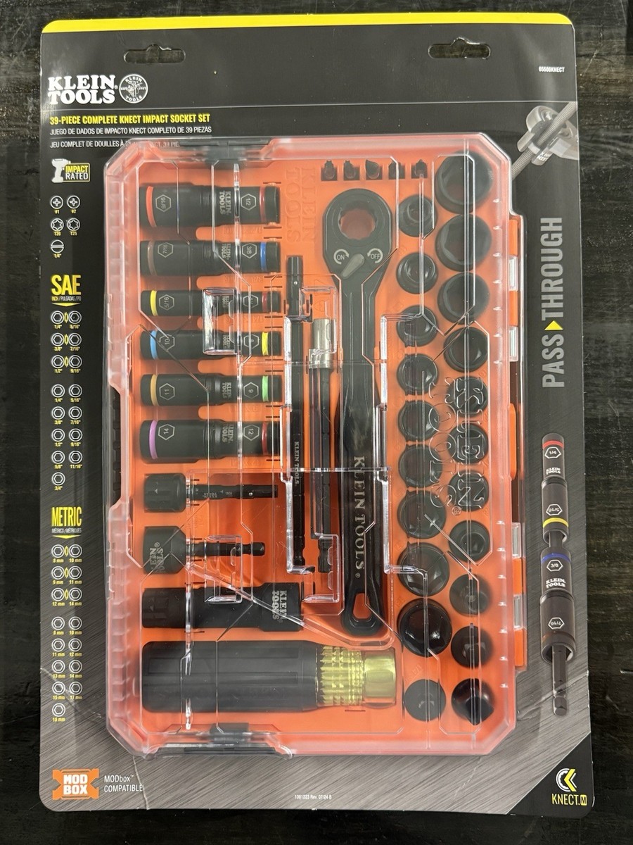 Klein Tools 65500KNECT KNECT Complete Impact Pass Through & Flip