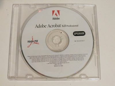 Adobe Acrobat 4.0 5.0 Upgrade 6.0 Disks Only - 4 5 6 Windows PC Vintage
