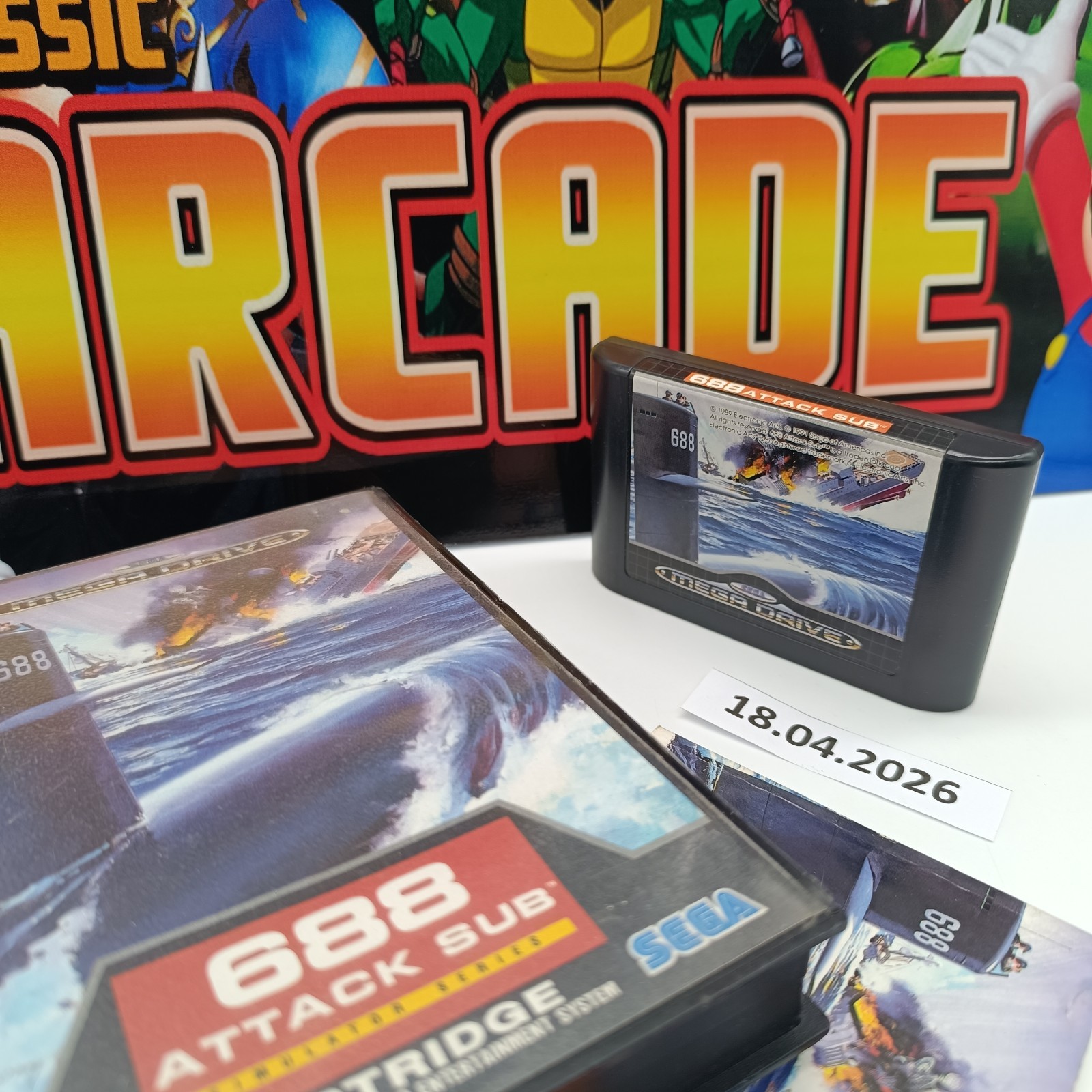 SEGA MEGADRIVE - 688 ATTACK SUB (complet)