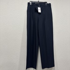 Mango Women LOW-RISE WIDE LEG TROUSERS Size4