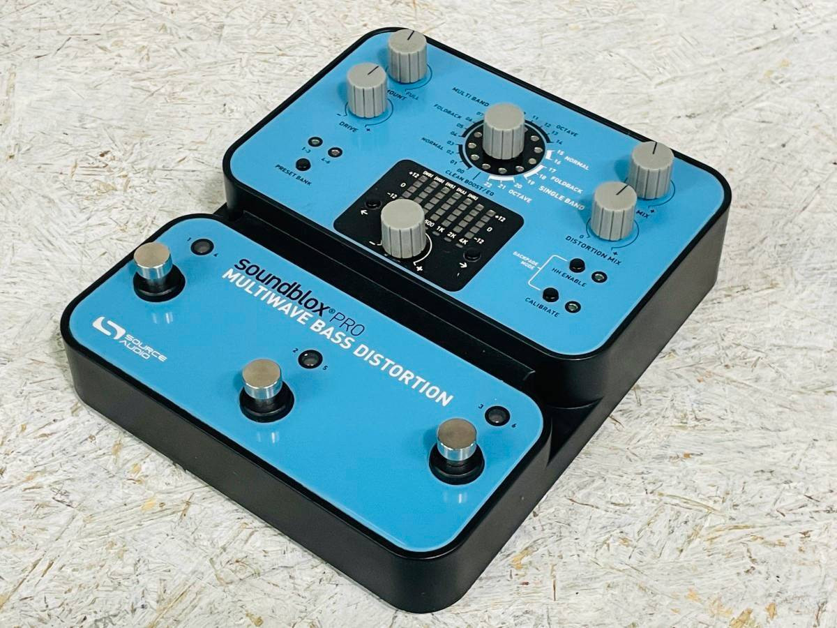 【10486】 multiwave bass distortion SA141 Source Audio Multiwave Bass Distortion SA141, 23 Effects