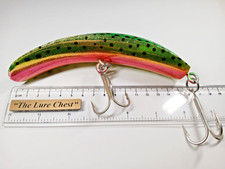 Worden's Flatfish fishing Lure T60 MTSB pattern. Cod Tarpon Bass Barra lure.
