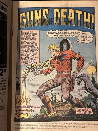 The Sundance Kid #1 (Skywald June 1971) - Picture 5 of 8
