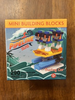 Mini Building Blocks Sea World Pipeline Surf Coaster Trailing Car LE Passholder