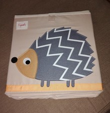 3 Sprouts Beaver Canvas Storage Cube