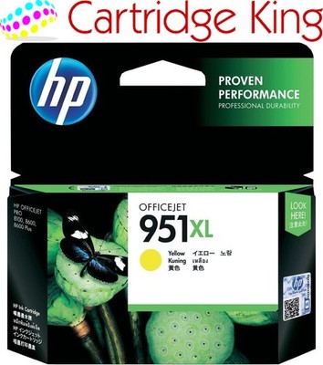 Genuine HP 951XL Yellow ink for HP Officejet Pro 8600 e-All-in-One Printer