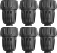 6PCS 3/4" Female to 1/2" Drip Irrigation Tubing Faucet Adapter Hose Connectors