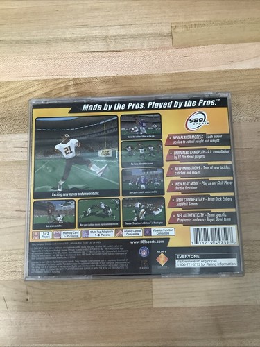 NFL GameDay 2001 (Sony PlayStation 1 PS1, 2000) Completo ~ Testato e Funzionante - Foto 2 di 4