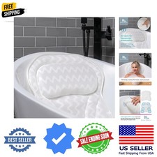 Bath Pillow Bathtub Pillow Back Neck Support Pillow, Spa Cushion for Tub, Rel...
