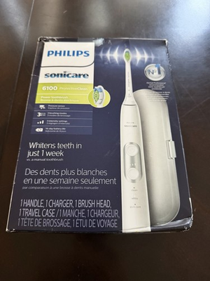 #ad #ad Philips Sonicare 6100 Protective clean Electric Toothbrush White $44.99