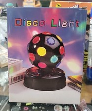 Disco Ball Light Party Light 7" Made in Taiwan