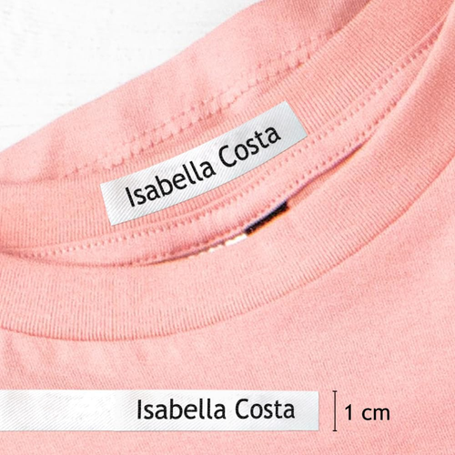 Haberdashery - 100 Etichette Personalizzate Termoadesive Con CERTIFICATO ECOLOGI - Foto 3 di 12
