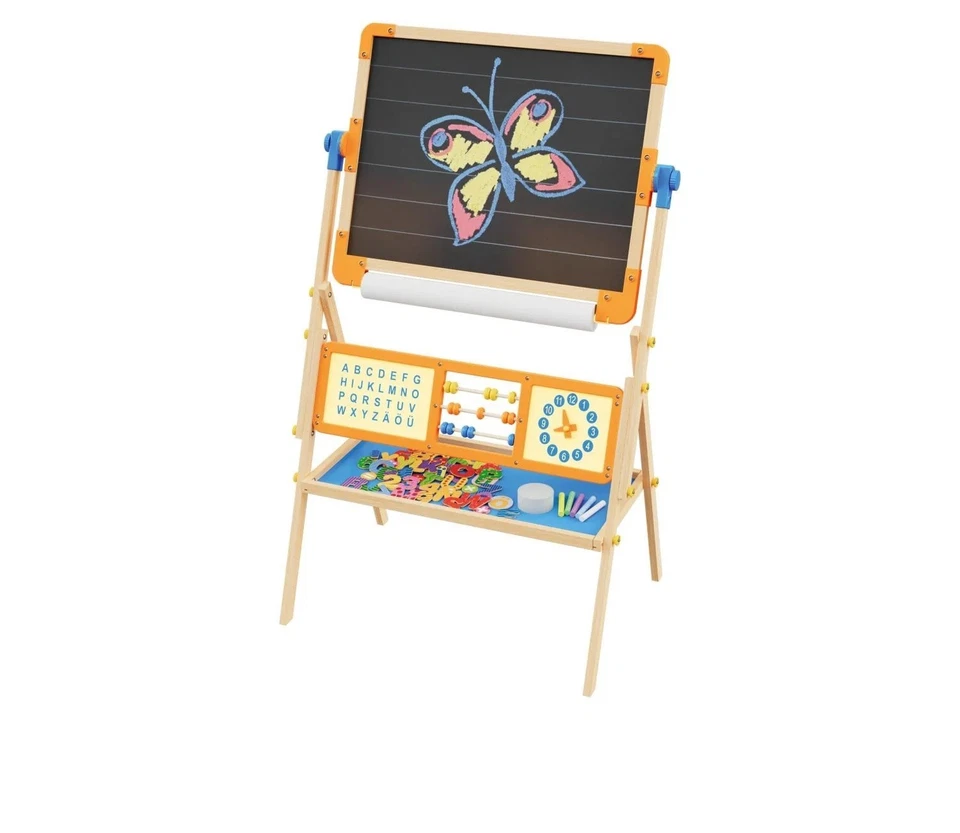 Standtafel doppelseitig Kreidetafel Tafel Magnettafel Kindertafel Tafel Kreide - Bild 2 von 3