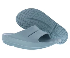 OOFOS OOahh Slide Unisex Shoes Size 4, Color: Mist