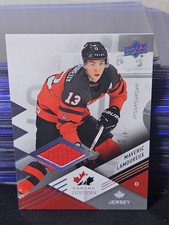 2024 UD Team Canada Maveric Lamoureux Game Used Jersey 🇨🇦🇨🇦🇨🇦 Utah Mammoth